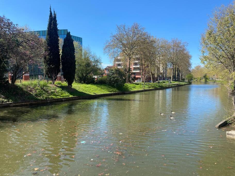 Ferienwohnung Le Petit Minimes Au Bord Du Canal Du Midi Toulouse Exterior foto